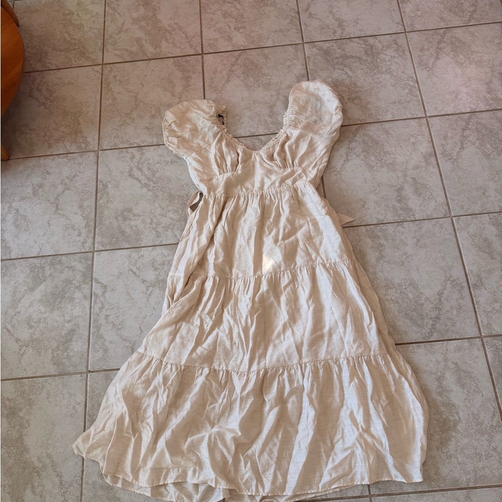 Forever 21 beige maxi dress